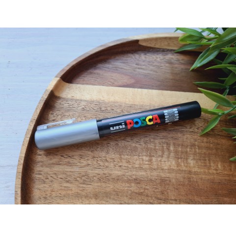 UNI Posca PC-1M, silver (26), water-based marker