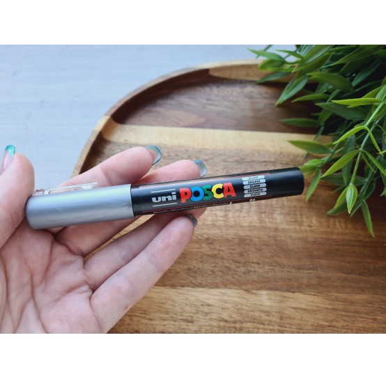 UNI Posca PC-1M, silver (26), water-based marker