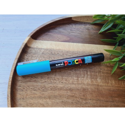 UNI Posca PC-1M, light blue (8), water-based marker