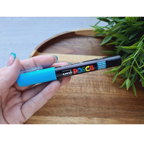 UNI Posca PC-1M, light blue (8), water-based marker