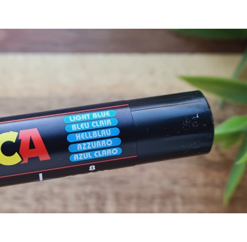 UNI Posca PC-1M, light blue (8), water-based marker