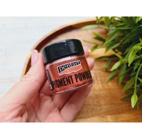 Pigment powder PENTART, copper, metallic effect, 5g (0.17oz)