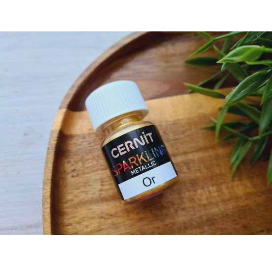 Pigment powder Cernit, metallic, or (gold), 5 g