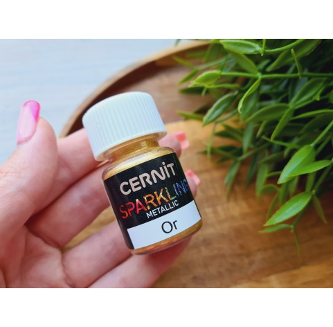 Pigment powder Cernit, metallic, or (gold), 5 g
