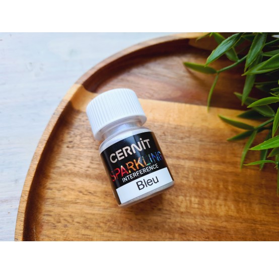 Pigment powder Cernit, interfeerence, bleu, 5 g