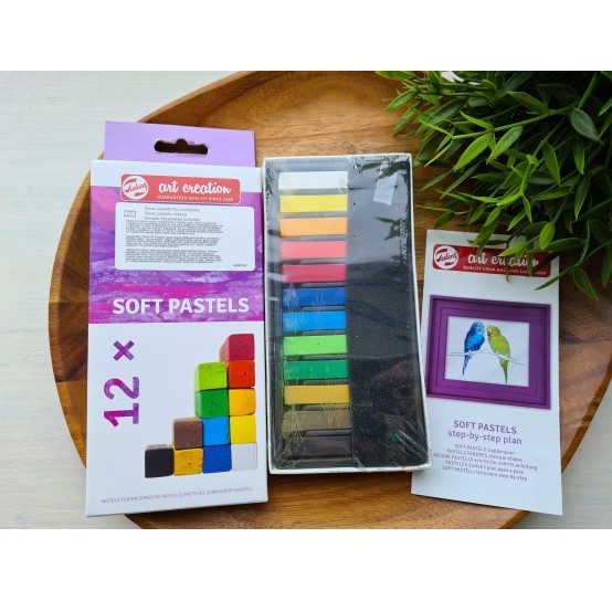 Soft pastels, Royal Talens, Art Creation, 12 colors