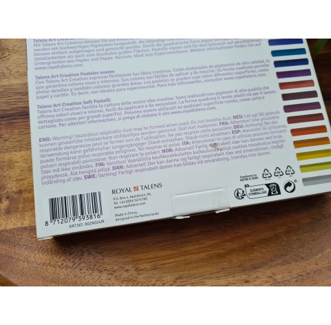Soft pastels, Royal Talens, Art Creation, 24 colors