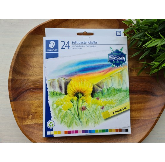 Soft pastels, Staedtler, 24 colors 