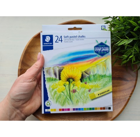 Soft pastels, Staedtler, 24 colors 