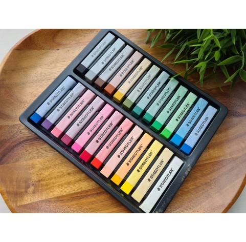 Soft pastels, Staedtler, 24 colors 
