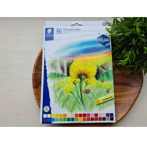 Soft pastels, Staedtler, 36 colors 