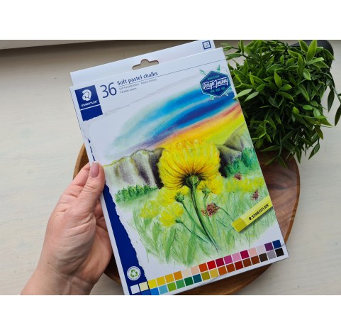 Soft pastels, Staedtler, 36 colors 