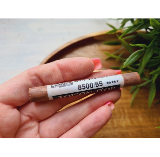 Soft chalk pastels, Nr. 55, earth brown, Toison D or Koh i Noor