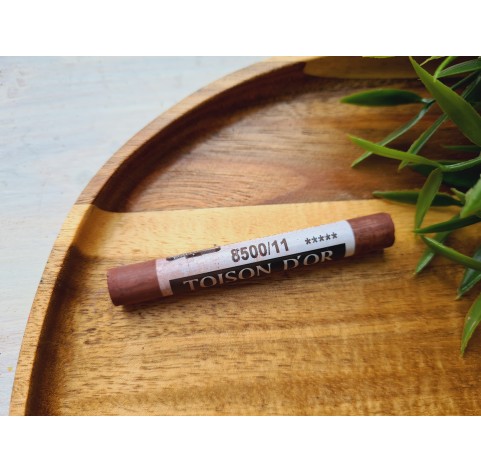 Soft chalk pastels, Nr. 11, caput mortuum, Toison D or Koh i Noor