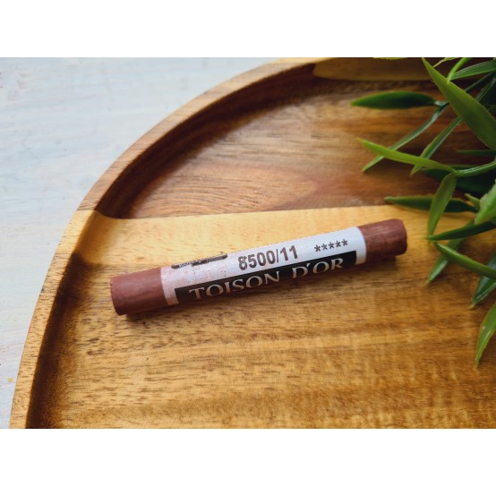 Soft chalk pastels, Nr. 11, caput mortuum, Toison D or Koh i Noor