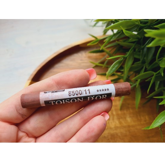 Soft chalk pastels, Nr. 11, caput mortuum, Toison D or Koh i Noor