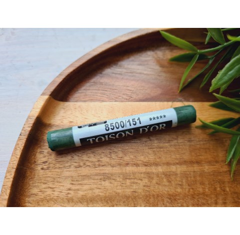 Soft chalk pastels, Nr. 151, dark olive green, Toison D or Koh i Noor