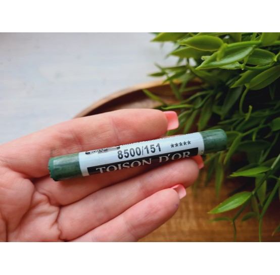 Soft chalk pastels, Nr. 151, dark olive green, Toison D or Koh i Noor