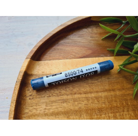 Soft chalk pastels, Nr. 74, greenish cobalt blue, Toison D or Koh i Noor