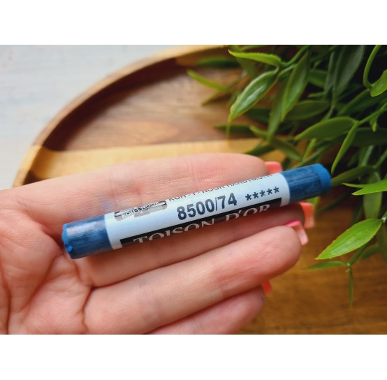 Soft chalk pastels, Nr. 74, greenish cobalt blue, Toison D or Koh i Noor