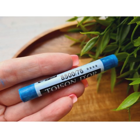 Soft chalk pastels, Nr. 76, turquoise blue, Toison D or Koh i Noor
