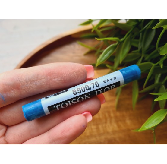 Soft chalk pastels, Nr. 76, turquoise blue, Toison D or Koh i Noor
