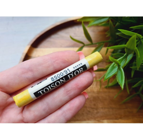 Soft chalk pastels, Nr. 91, light chrome yellow, Toison D or Koh i Noor