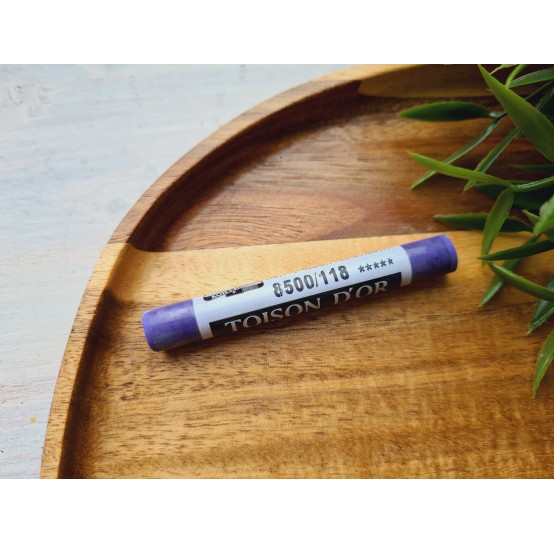 Soft chalk pastels, Nr. 118, bluish violet, Toison D or Koh i Noor