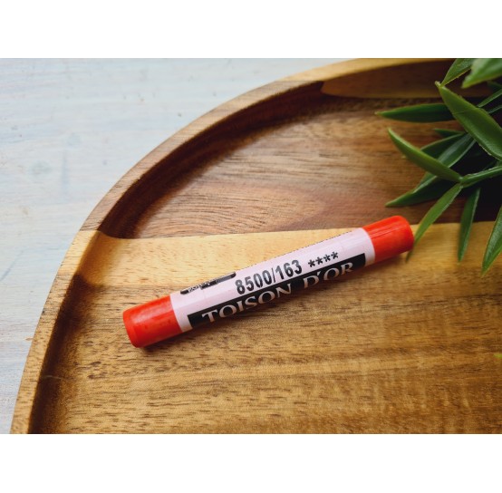 Soft chalk pastels, Nr. 163, vermilion red, Toison D or Koh i Noor