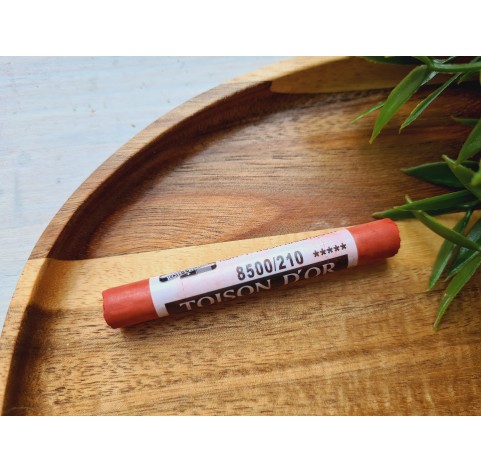 Soft chalk pastels, Nr. 210, vermilion reddark english red, Toison D or Koh i Noor