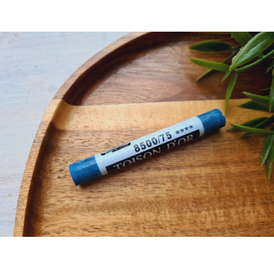 Soft chalk pastels, Nr. 75, dark turquoise blue, Toison D or Koh i Noor