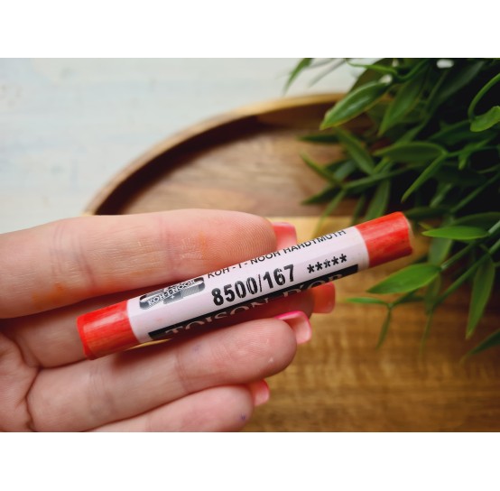 Soft chalk pastels, Nr. 167, yellowish pyrrole red, Toison D or Koh i Noor