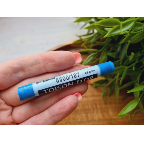 Soft chalk pastels, Nr. 187, cerulean blue, Toison D or Koh i Noor