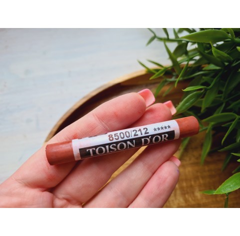 Soft chalk pastels, Nr. 212, medium terracotta, Toison D or Koh i Noor