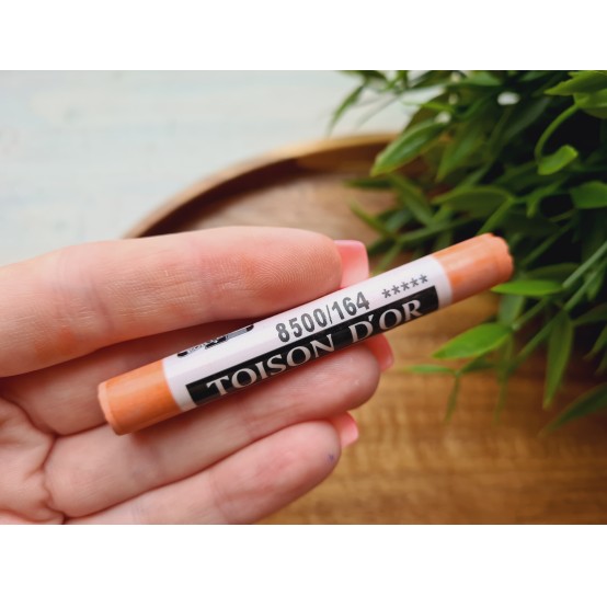 Soft chalk pastels, Nr. 164, dark salmon orange, Toison D or Koh i Noor