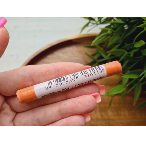 Soft chalk pastels, Nr. 164, dark salmon orange, Toison D or Koh i Noor