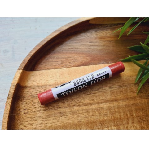 Soft chalk pastels, Nr. 172, dark pyrrole red, Toison D or Koh i Noor