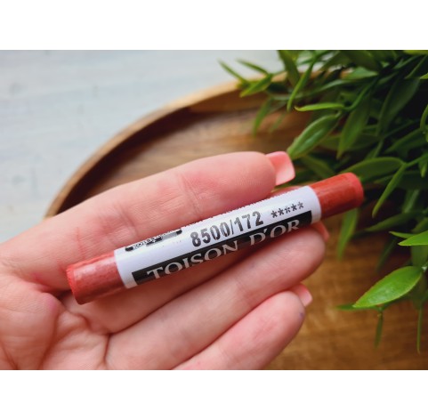 Soft chalk pastels, Nr. 172, dark pyrrole red, Toison D or Koh i Noor