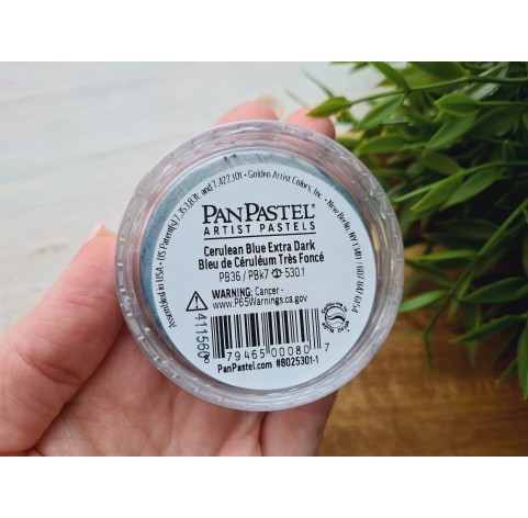 PanPastel soft pastel, Nr. 530.1, Cerule Blue Extra Dark