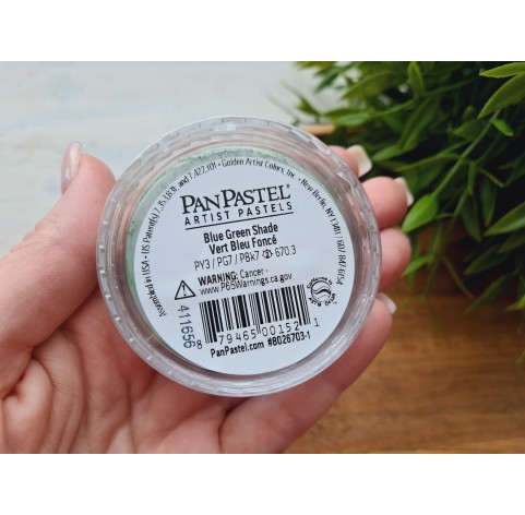 PanPastel soft pastel, Nr. 670.3, Blue Green Shade