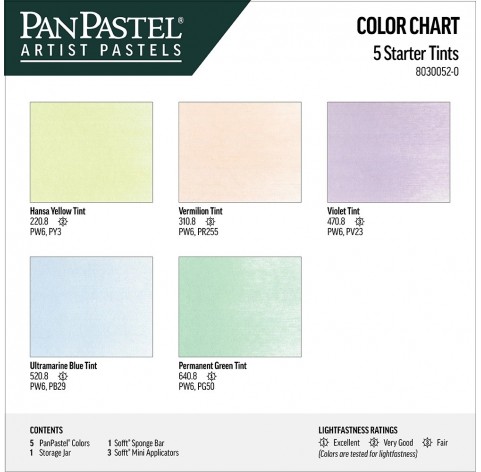 PanPastel Starter Set - Tints (5 Color)
