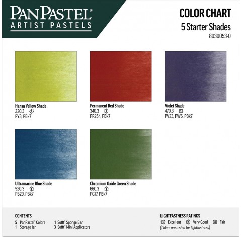PanPastel Starter Set - Shades (5 Color)