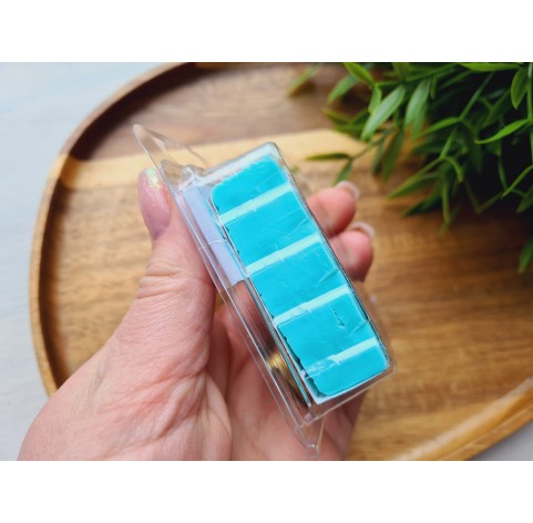 PARDO, translucent, aqua translucent, Nr.710, 56g (1.98oz), oven-hardening polymer clay, Viva decor