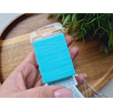 PARDO, translucent, aqua translucent, Nr.710, 56g (1.98oz), oven-hardening polymer clay, Viva decor