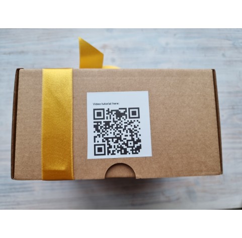 Creative set to decorate mug with polymer clay sweet decor with a free video master class