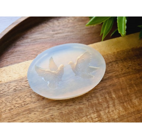 Silicone mold, Sparrow, 2 elements, ~ 1.6*3.8 cm, H:0.6 cm