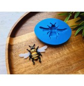 Silicone mold, Bee, style 2, ~ 2.7*3.3 cm, H:0.6 cm