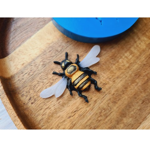 Silicone mold, Bee, style 2, ~ 2.7*3.3 cm, H:0.6 cm