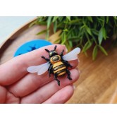 Silicone mold, Bee, style 2, ~ 2.7*3.3 cm, H:0.6 cm