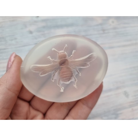 Silicone mold, Bee, style 2, ~ 2.7*3.3 cm, H:0.6 cm
